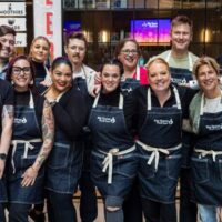 Chefs at last year's Big Queer Food Fest. (Courtesy Drea Catalano)