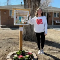 Chastity Gomez started her Free Little Art Gallery in Littleton about six months ago. Courtesy Chastity Gomez